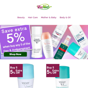 Deo Sale: buy 5, save extra 5% | Bones & Joints: save now on Doppelherz, Orthomol & more | Hair Care: last chance for February offers