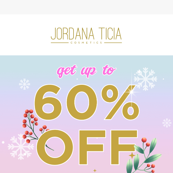 Up To 60% Off Boxing Day Sale Now On Jordana Ticia UK! 💖🎁