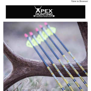 Victory Arrows back in stock!