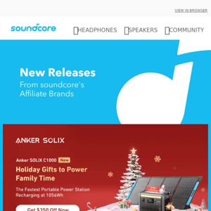 Exciting New Arrivals from soundcore Affiliates 🌟