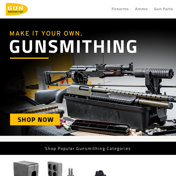 Make it your own. Shop Gunsmithing.