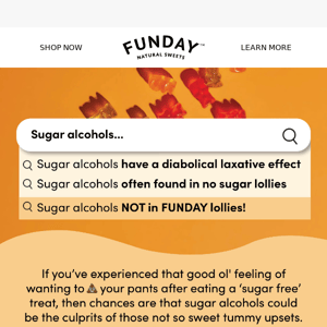 Why sugar alcohols are a crappy idea 💩