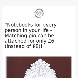 Notebook & Pin Sets for Just £12 - Time to Stock Up!