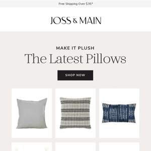 PILLOWS you'll love (trust us)