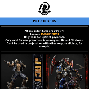 New products available for pre-order!