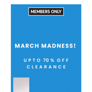 Jumpstart March - Upto 70% off sale!