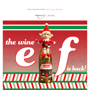 The Wine Elf is Back!