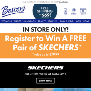 Win A FREE Pair of Skechers During Skechers Week