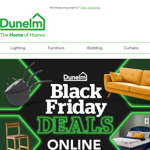 Black Friday Deals Lighting, Furniture & Home Decor
