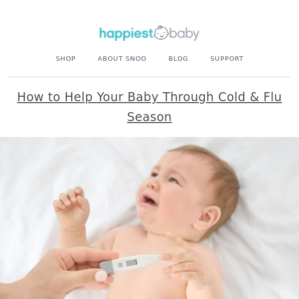 Help Your Baby Through Cold & Flu Season 🤒