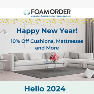 FoamOrder's New Year's Sale