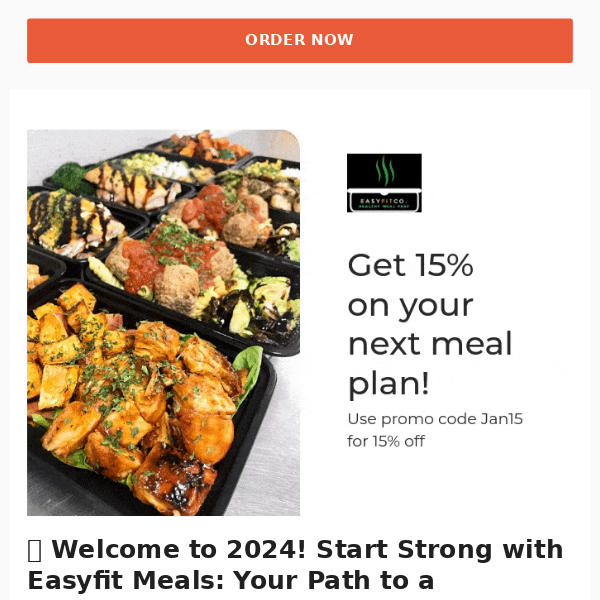 🌟 Welcome to 2024! Start Strong with Easyfit Meals: Your Path to a Healthier You! 💪🥗