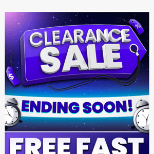 📣 Clearance Sale Ending Soon!