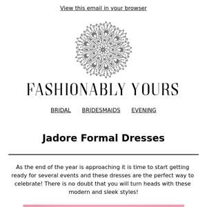 Jadore Formal Dresses