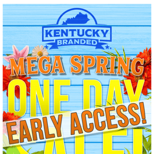 Mega Spring One Day Sale!