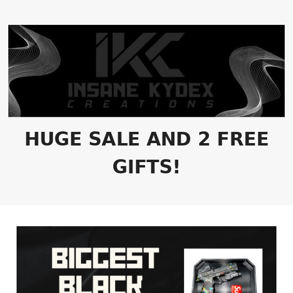 BLACK FRIDAY SALE! 2 FREE GIFTS!