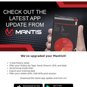 New MantisX app update details + We're hiring!