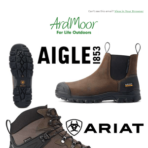 Step Out This Season with new Ariat & Aigle boots