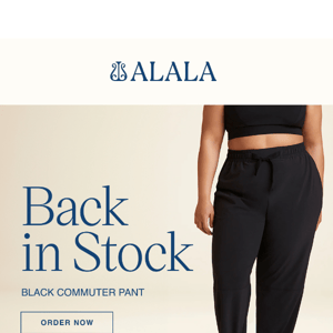 The Black Commuter Pant is Back