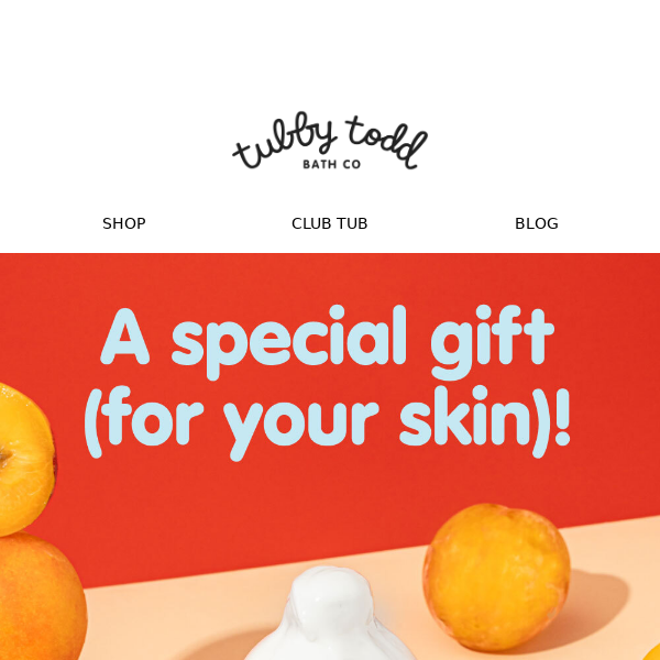 Free lotion w/ $30+ purchase!