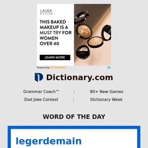 legerdemain | Word of the Day