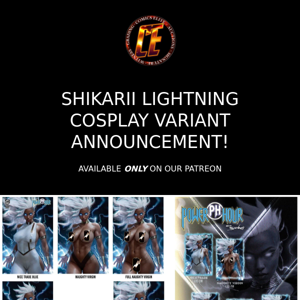 SHIKARII LIGHTNING COSPLAY PATREON EXCLUSIVE!