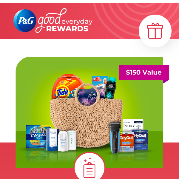 Hey, Tide, get 5 entries for a chance to win our March Prize Pack