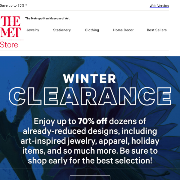 Deeper Discounts Taken on Winter Clearance!