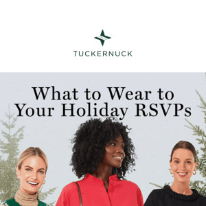 What to Wear to Your Holiday RSVPs 🥳