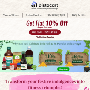 Kickstart your Journey Dista Cart with wellness 💊 & healthy Food🥗