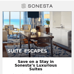 Save Up to 20% On a Suite Stay + 2x Points