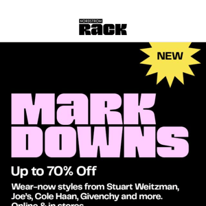 Up to 70% Off—New Markdowns