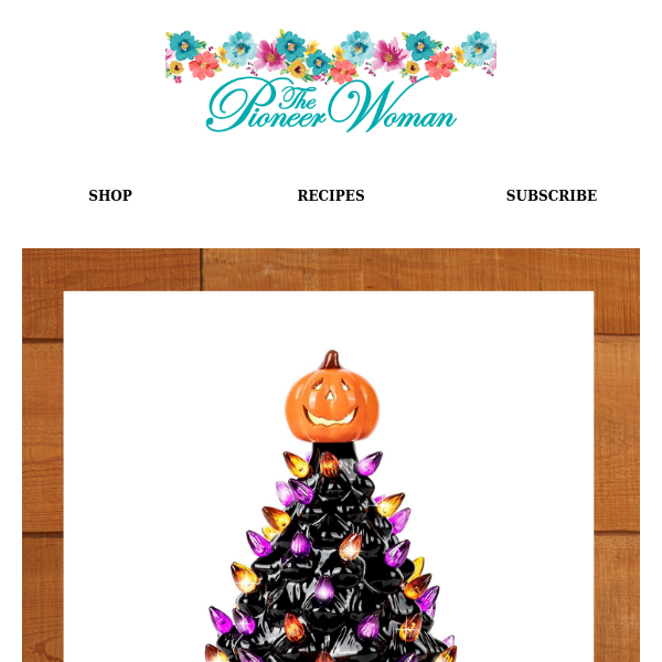 Halloween is just over a month away! 🎃 - The Pioneer Woman - Ree Drummond