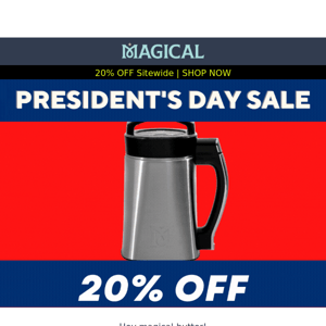 20% OFF Sitewide: Presidents' Day Sale is ON! 💥🌿