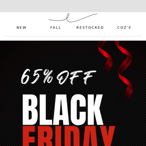 BLACK FRIDAY SALE IS HERE 🎉💃