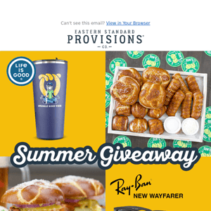 Enter Now: Our Summer Giveaway Is Here! 🥨 🎉