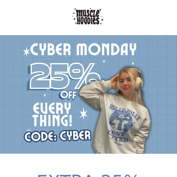 OUR CYBER MONDAY DEAL IS ENDING SOON!