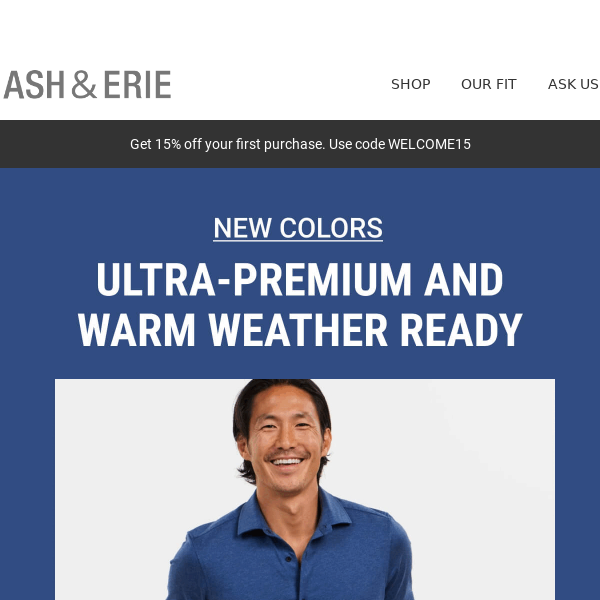 NEW Shirt Colors - Ash & Erie