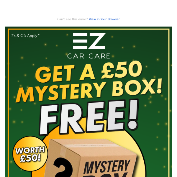 😎 SPEND £50 AND GET A FREE £50 MYSTERY BOX!