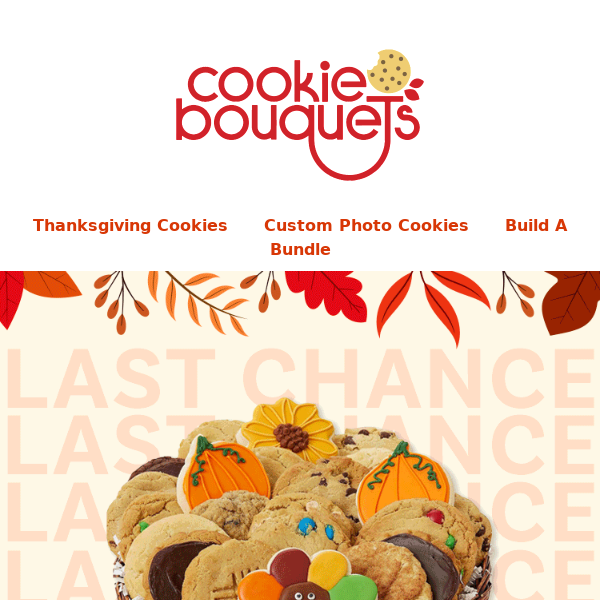 🍪🦃 Last Chance for Thanksgiving Cookies - Order Now!