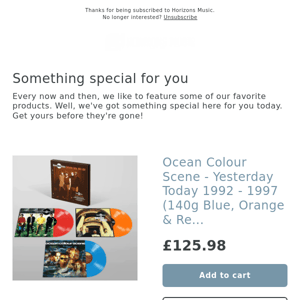 BIG! SIGNED! Ocean Colour Scene VINYL AND CDS!