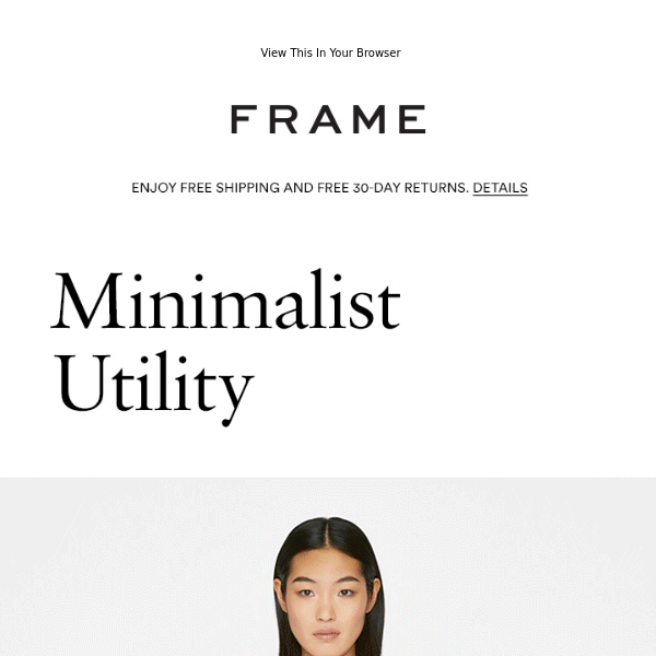 New Arrival: Minimalism Takes On The Utility Trend