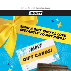 Gift Cards now available - instant digital delivery