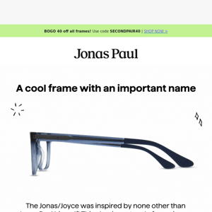 A frame inspired by our namesake