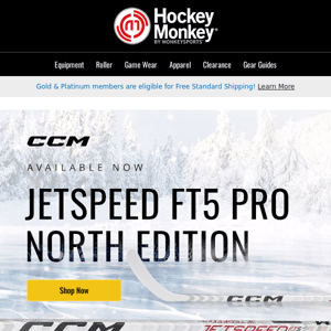 Pre-Order Now: CCM Jetspeed FT5 Pro North Edition Sticks!