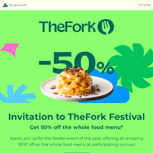 The Fork Uk, you are on the guest list!