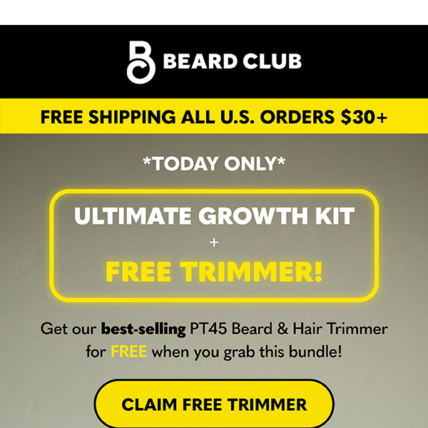 Limited time: FREE trimmer!