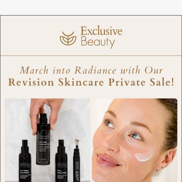 🌟March into Radiance - 48 Hours Revision Skincare Sale⭐