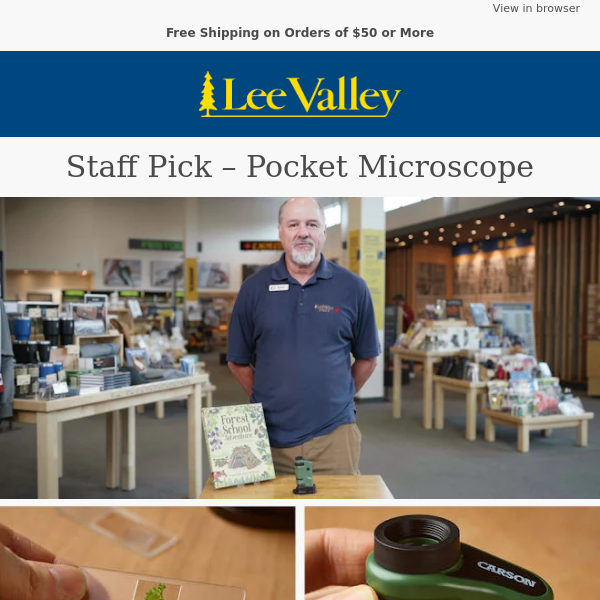 Staff Pick – Pocket Microscope