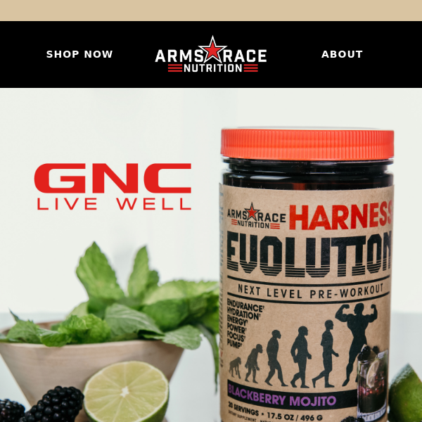 🚨 Blackberry Mojito HARNESS EVOLUTION  - Now at GNC 🚨